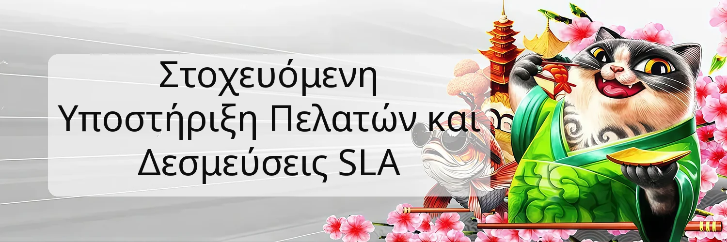 Στοχευόμενη Υποστήριξη Πελατών και Δεσμεύσεις SLA Στοχευόμενη Υποστήριξη Πελατών και Δεσμεύσεις SLA